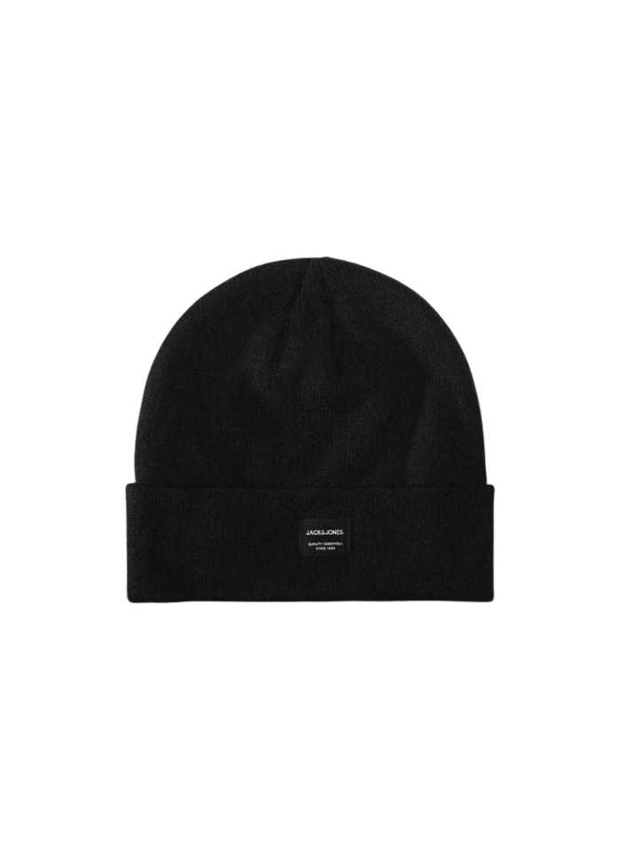 achat Bonnet JACK AND JONES homme JACDNA NOOS noir face