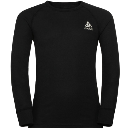 T-shirt ML col rond Odlo Enfant ACTIVE WARM ECO Noir