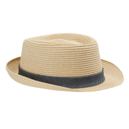 Chapeau adulte STRAW FEDORA