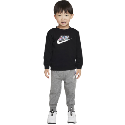 Achat ensemble survetements garçon Nike B NSW THRILL CREW PLANT SET Face porte