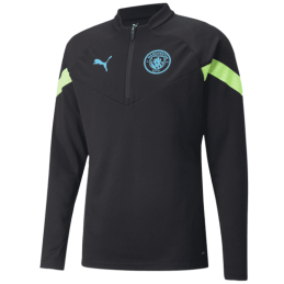 Achat haut d'entrainement tenues clubs et nations homme MCFC TR 1/4 ZIP TOP Face
