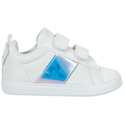 Achat sneakers le coq sportif enfant COURTCLASSIC INF IRIDESCENT profil droit