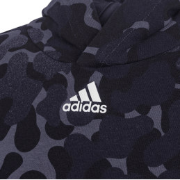 Achat sweat à capuche adidas enfant B FI 3S GRA HD logo torse