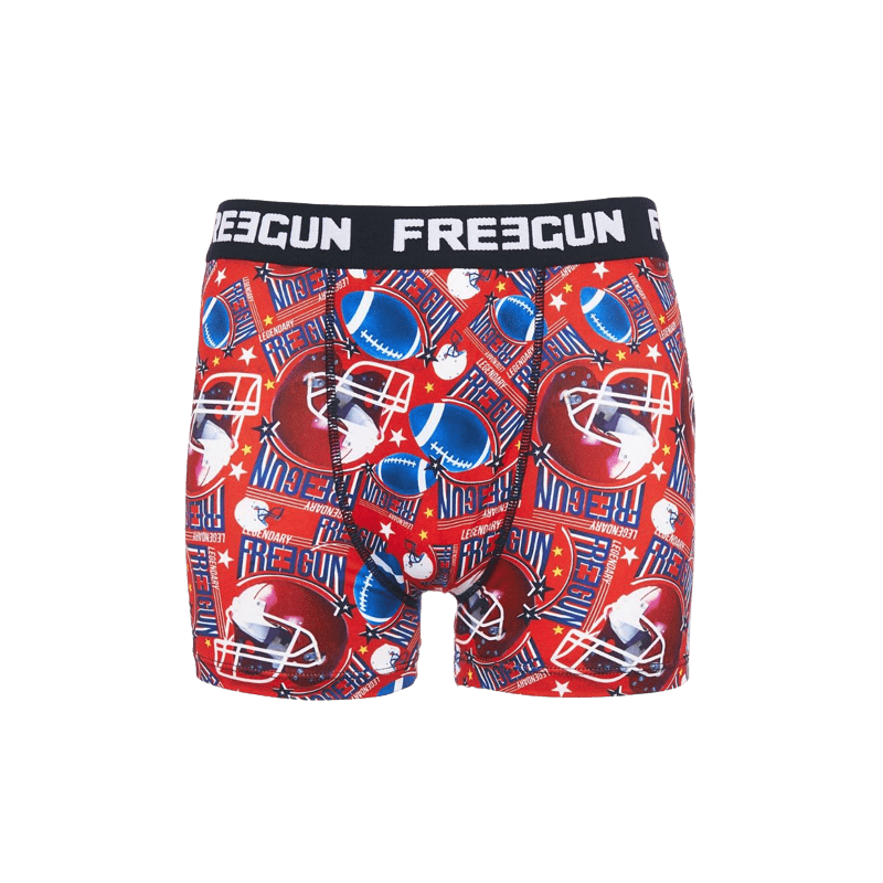 Achat boxers Freegun garçon rouge