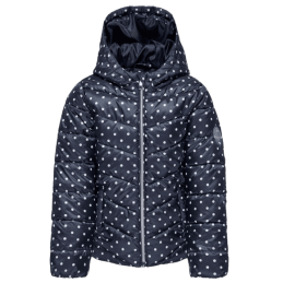 achat doudoune only bleu marine enfant KOGTALIA NEA QUILTED AOP JACKET CP OTW face