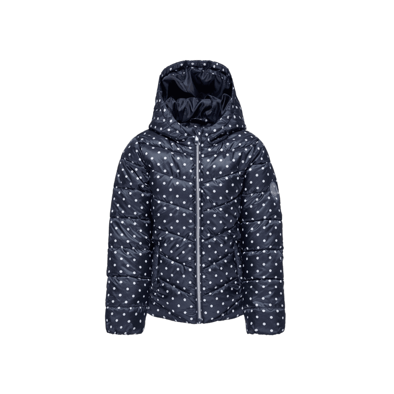 achat doudoune only bleu marine enfant KOGTALIA NEA QUILTED AOP JACKET CP OTW face