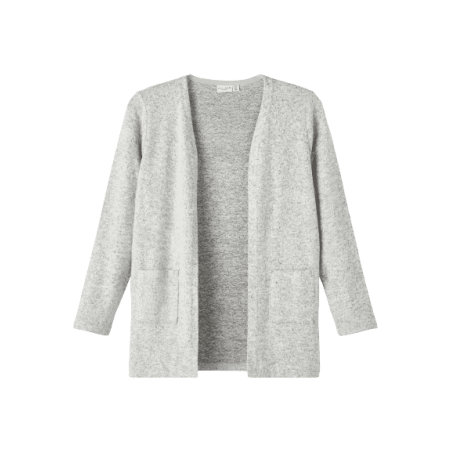 Achat gilet Name it fille gris NKFVICTI face