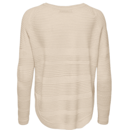 achat pull only femme beige ONLCAVIAR L/S PULLOVER KNT NOOS dos