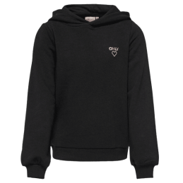 achat sweat à capuche only fille KOGNOOMI L/S LOGO HOOD SWT face