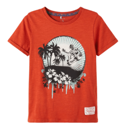 achat t-shirt name it garcon NKMLASKIKA SS TOP face