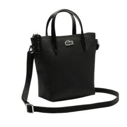 Achat sac à main Lacoste CROSSOVER BAG noir profil