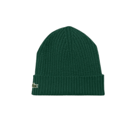 Achat bonnet Lacoste adulte CORE ESSENTIALS vert