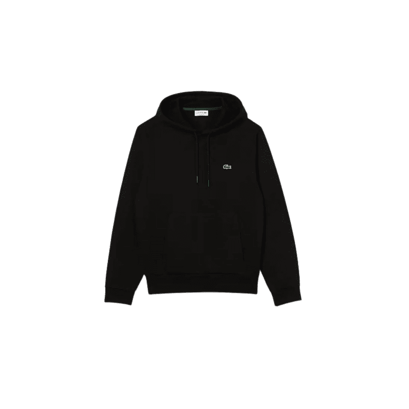 Achat sweat à capuche Lacoste homme CORE SOLID noir face