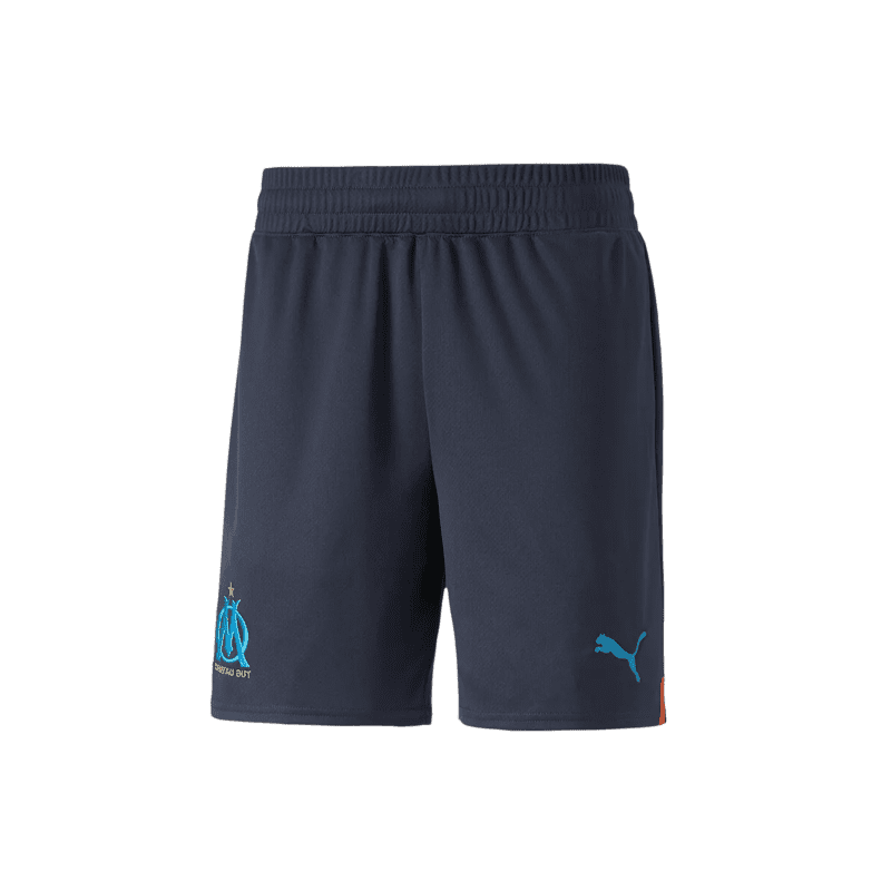 Short Olympique de Marseille Extérieur 2022-2023 Replica Puma Enfant face