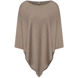 achat Poncho Cecil Femme SOLID KNIT Cappucino face
