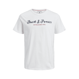 achat T-shirt Jack&Jones Enfant JCOBERG UPSCALED TEE SS CREW NECK SN Blanc