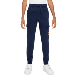 Achat jogging cargo Nike garçon FLEECE CARGO bleu face