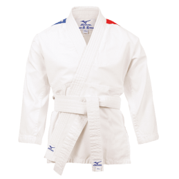 Kimonode Judo Mizuno Enfant JUDO SHIRO PLUS FFJ JUDOGI face