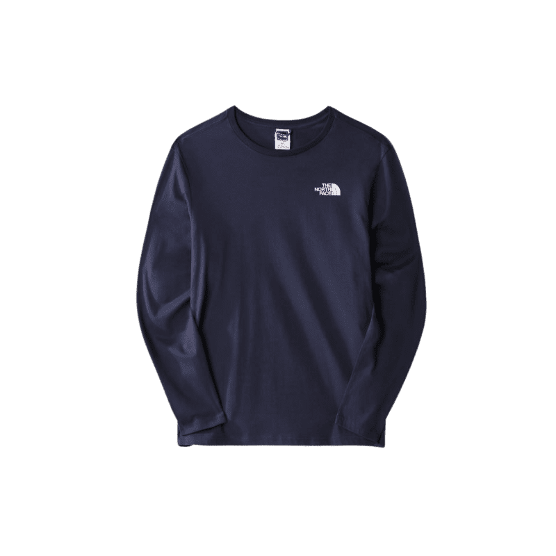 Achat t-shirt manches longues The North Face homme L/S EASY bleu marine