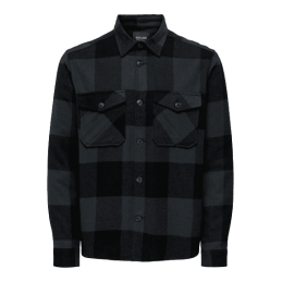 achat Chemise Only and Sons Homme ONSMILO LIFE LS CHECK OVERSHIRT NOOS face