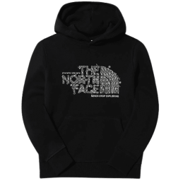 Achat sweat à capuche enfant DREW PEAK noir face
