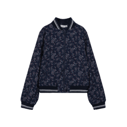 achat Veste bomber Name It Fille NKFNIVINAYAFRA Bleu face