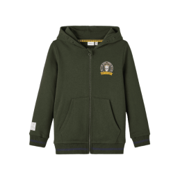 achat Sweat à capuche Name It Garçon NKMNULSER SWE CARD W HOOD BRU face