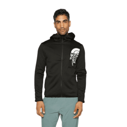 Achat sweat zippé The North Face homme MERAK noir devant