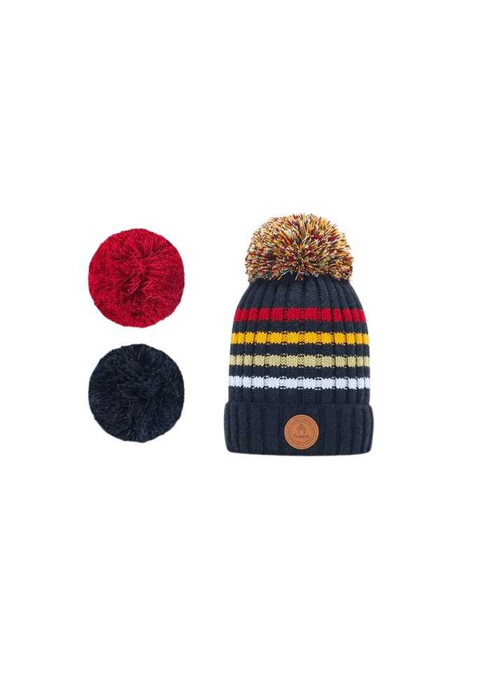 Achat bonnet Cabaïa enfant ELEPHANTINI navy face