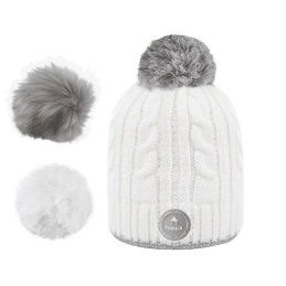 Achat bonnet Cabaïa adulte CREAMY GIN white face
