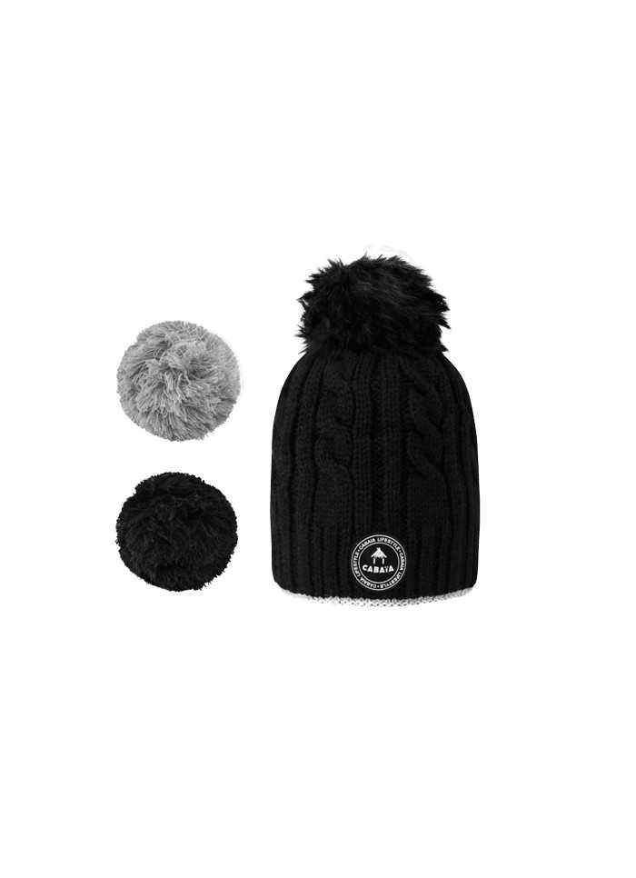 Achat bonnet Cabaïa adulte CREAMY GIN black