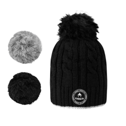 Achat bonnet Cabaïa adulte CREAMY GIN black