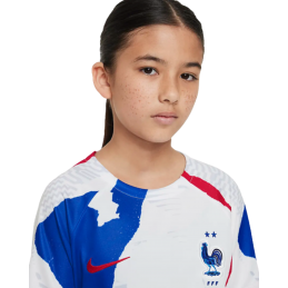 achat Maillot d'avant-match France Coupe du monde 2022 Enfant face haut