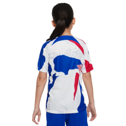 achat Maillot d'avant-match France Coupe du monde 2022 Enfant dos