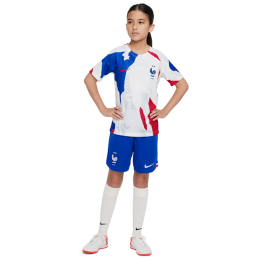 achat Maillot d'avant-match France Coupe du monde 2022 Enfant face entier