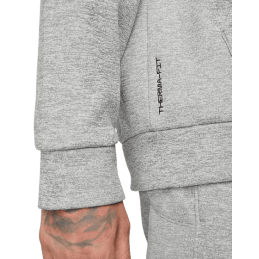 Achat sweat zippé à capuche TF HD FZ gris manche