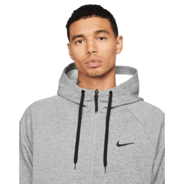 Achat sweat zippé à capuche TF HD FZ gris devant