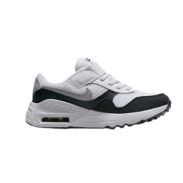 Achat chaussure Nike garçon AIR MAX SYSTM blanc/marine profil droit