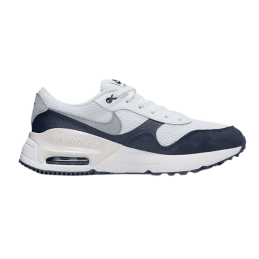 Achat chaussure Nike garçon AIR MAX SYSTM blanc/marine profil droit