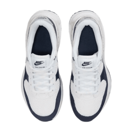 Achat chaussure Nike garçon AIR MAX SYSTM blanc/marine dessus
