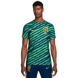 Achat maillot d'avant match Brésil 2022-2023 face