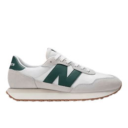 Achat sneakers New Balance homme 237 blanc/vert profil droit