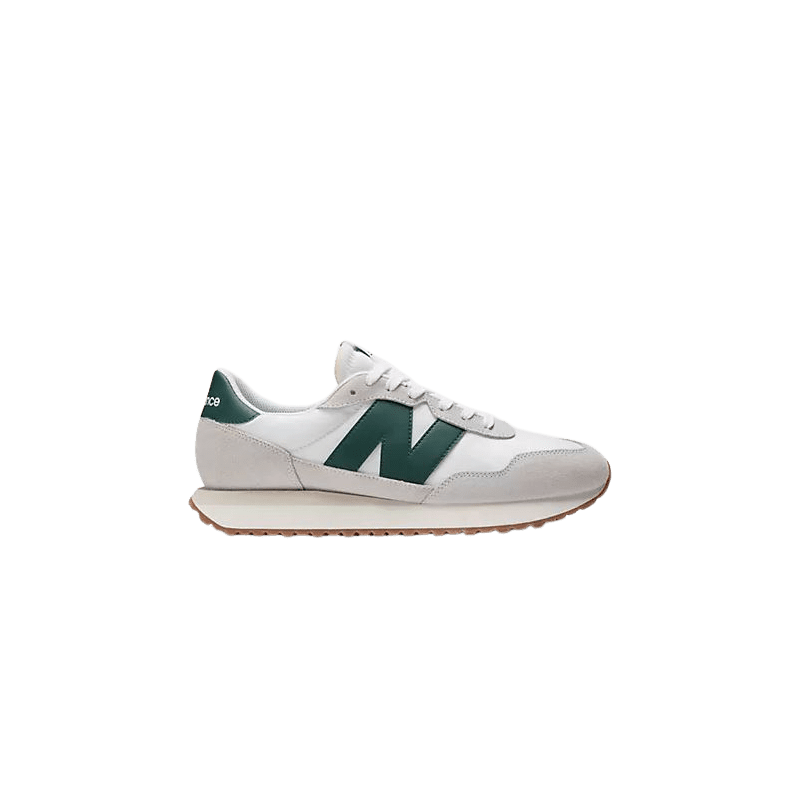 Achat sneakers New Balance homme 237 blanc/vert profil droit