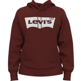 achat Sweat à capuche Levi's Femme GRAPHIC STANDARD Rouge face