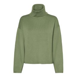 achat Pull col roulé Vero Moda Femme VMGOLD Vert face