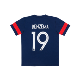 achat T-shirt BENZEMA FFF Coupe du Monde 2022 Enfant