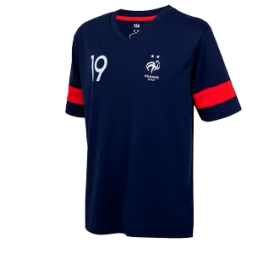 achat T-shirt BENZEMA FFF Coupe du Monde 2022 Enfant face