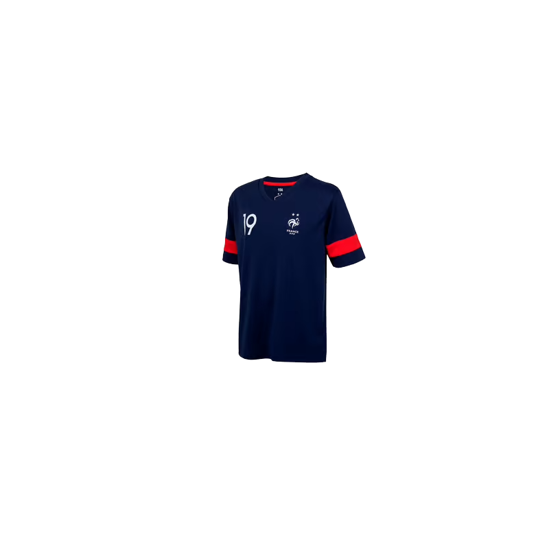 achat T-shirt BENZEMA FFF Coupe du Monde 2022 Enfant face achat T-shirt BENZEMA FFF Coupe du Monde 2022 Enfant face