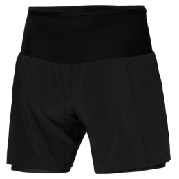 achat Short de running Mizuno Homme MULTI POCKET 7.5 2IN1 dos