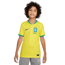 Achat maillot Brésil enfant domicile 2022-2023 face